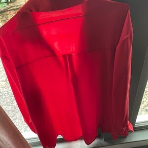 Elegant Red Women's Top